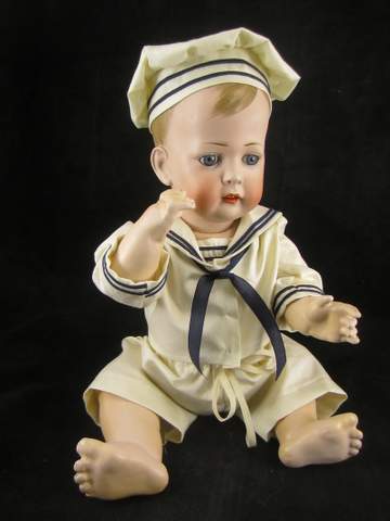 antique sailor doll
