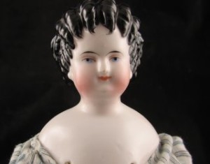 1870 Curly Top China Head