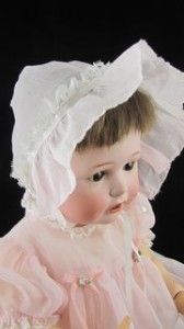 Antique doll bonnet