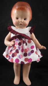 Patsy Dress in Pink Dots and organdy